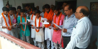 छात्र संघ चुनाव ! पीजी कॉलेज में अनुज अध्यक्ष तो प्रवीण विश्‍वकर्मा बने महामंत्री तो सहजानन्द पीजी कालेज में संदीप यादव  अध्यक्ष तो अवनीश राय बने महामंत्री