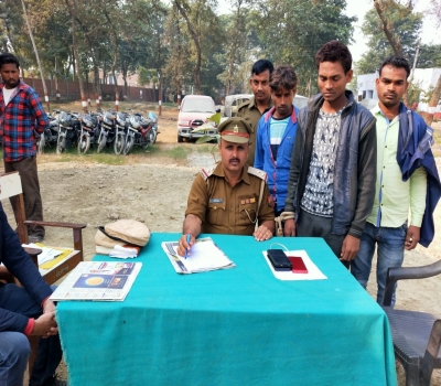 लुटेरे ! शराब लदी ट्रक लूटने के फेर में तीन लूटेरे असलहा संग गिरफ्तार