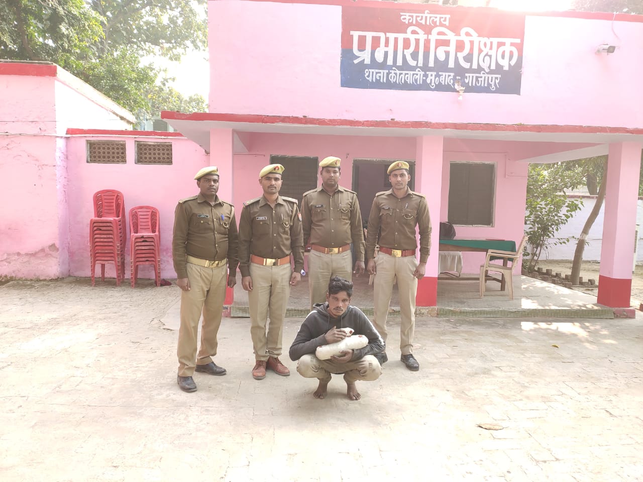 तस्करी ! अवैध गांजा संग एक गिरफ्तार