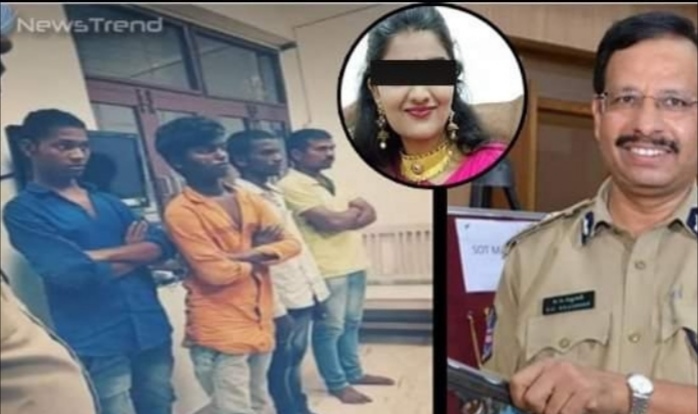 हैदराबाद गैंगरेप ! चारों आरोपी पुलिस एनकाउंटर में मारे गये