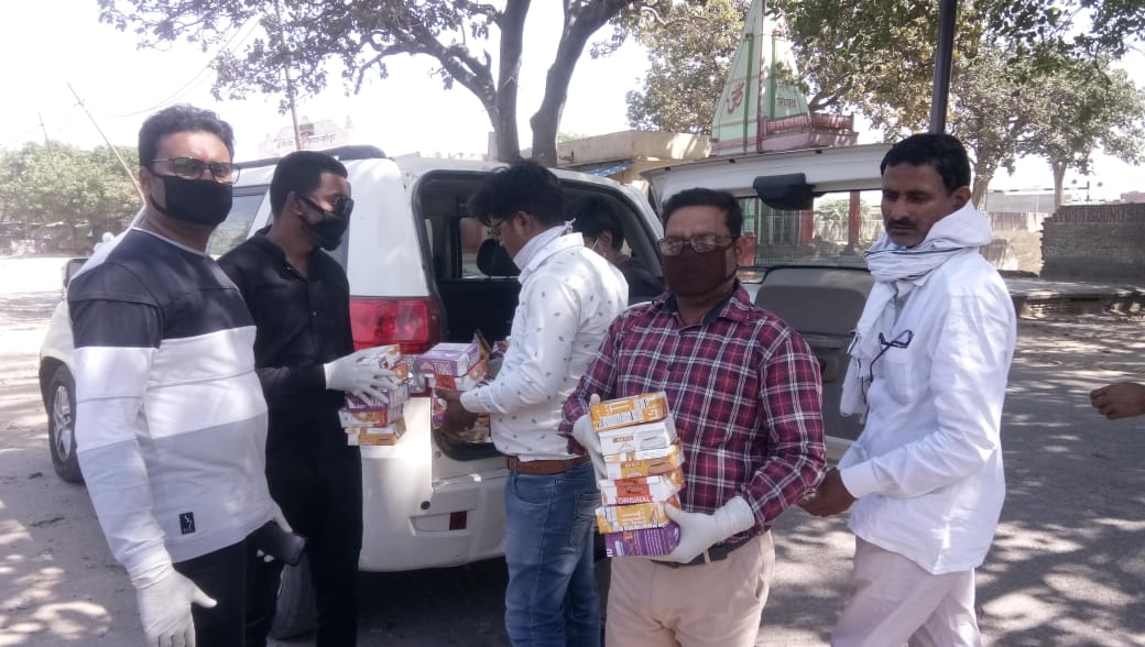 कोविद19! राहत के लिए व्यवसायियों, समाजसेवियों तथा प्रशासन ने कसी कमर