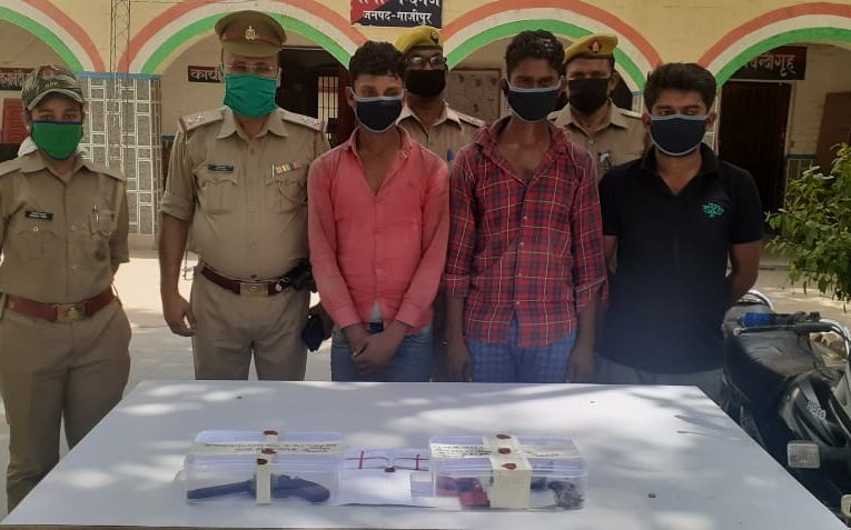 तीन शातिर अपराधी चढ़े पुलिस के राडार पर