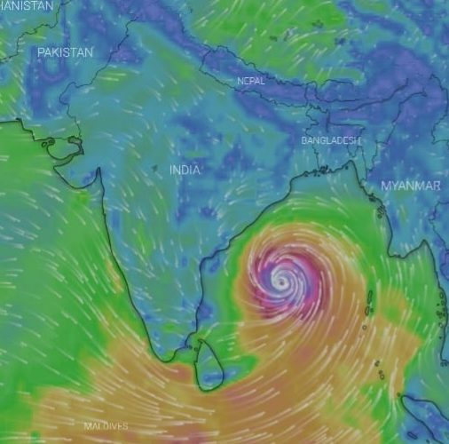अम्फान ! चक्रवात  ने बढ़ाई गति