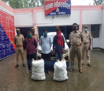 मादक पदार्थ के साथ तीन अंतर्राज्यीय तस्कर गिरफ्तार