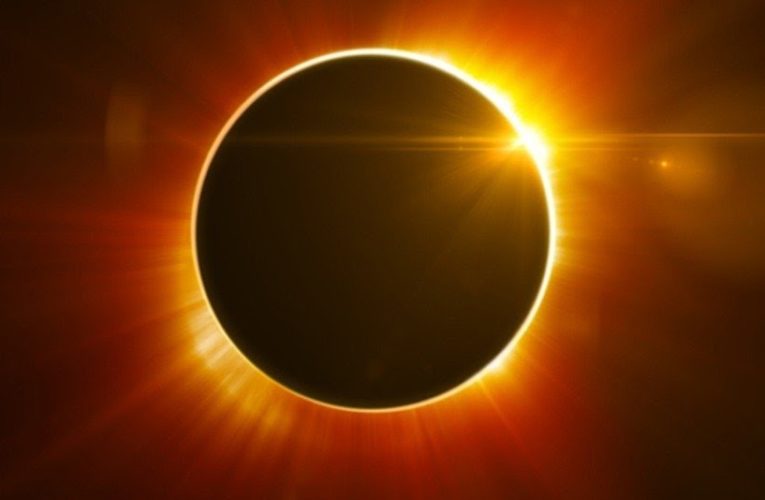 आज का सूर्य ग्रहण