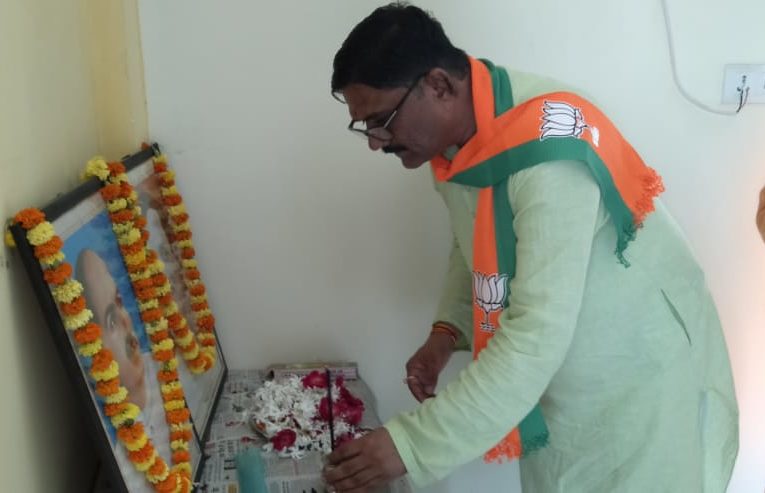 वृक्षारोपण कर मनायी गयी जनसंघ के संस्थापक डा. श्यामा प्रसाद मुखर्जी की जयन्ती