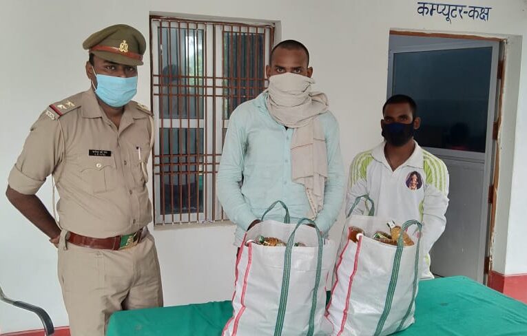 अवैध शराब संग बिहार के दो तस्कर गिरफ्तार