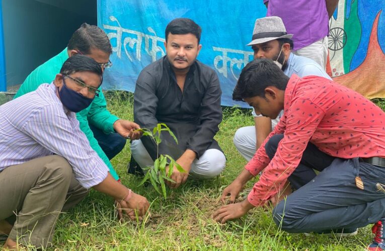“वेलफेयर मिशन ग्रीन वसुंधरा” अन्तर्गत रोपित किये गए 85 पौधे