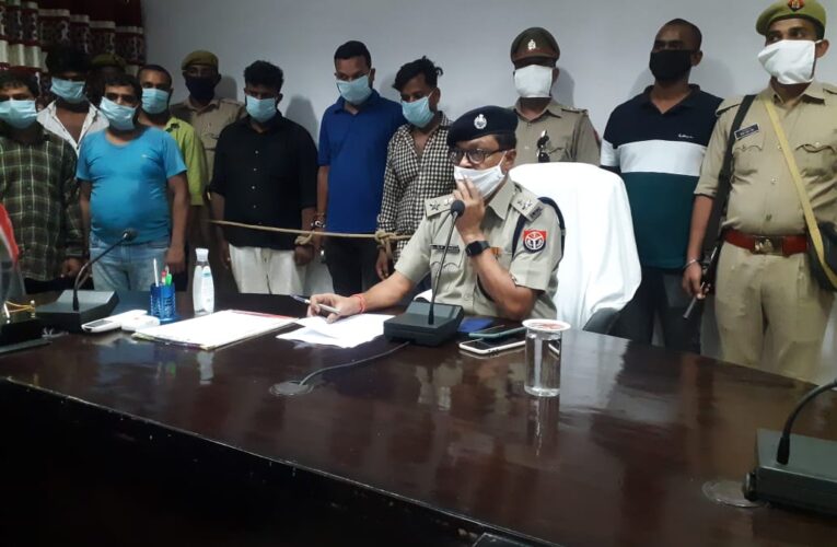 लूट की स्कार्पियो सहित पांच अभियुक्त गिरफ्तार