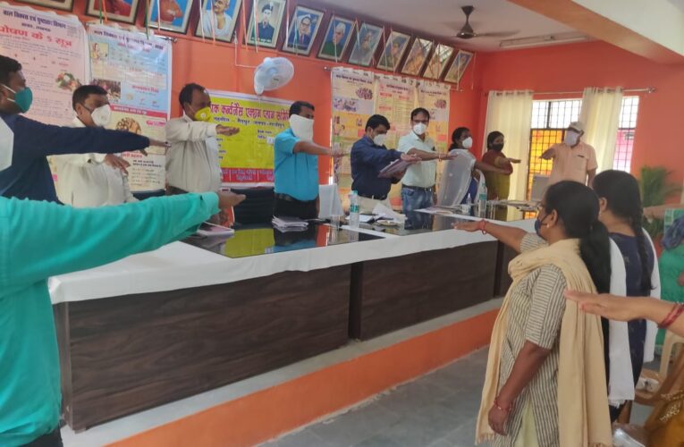 उप जिलाधिकारी  की अध्यक्षता में संपन्न हुई पोषण समिति की बैठक