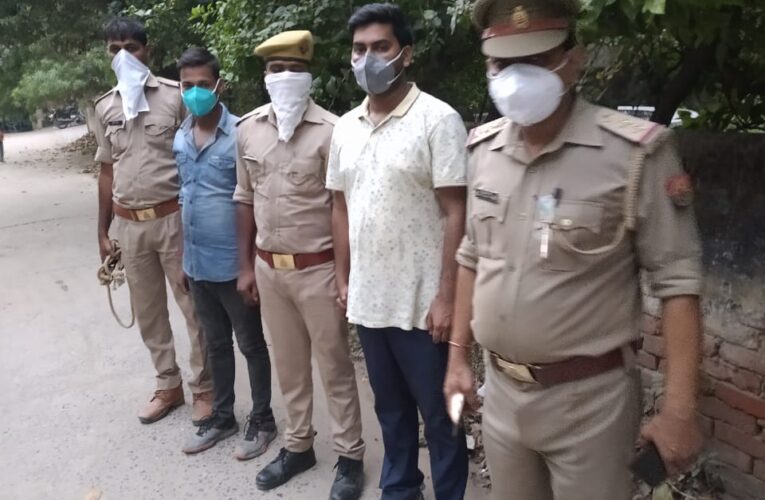 पेट्रोल पंप हत्याकांड के दो आरोपी आये पुलिस गिरफ्त में