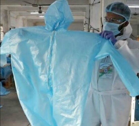 पी पी ई किट और एन-95 मास्क का हुआ वितरण