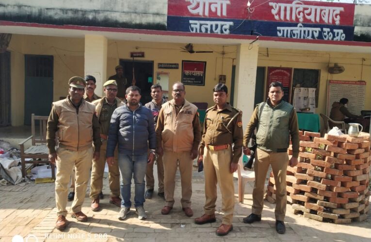 गैगेस्टर एक्ट का वांछित अभियुक्त पहुंचा सलाखों के पीछे