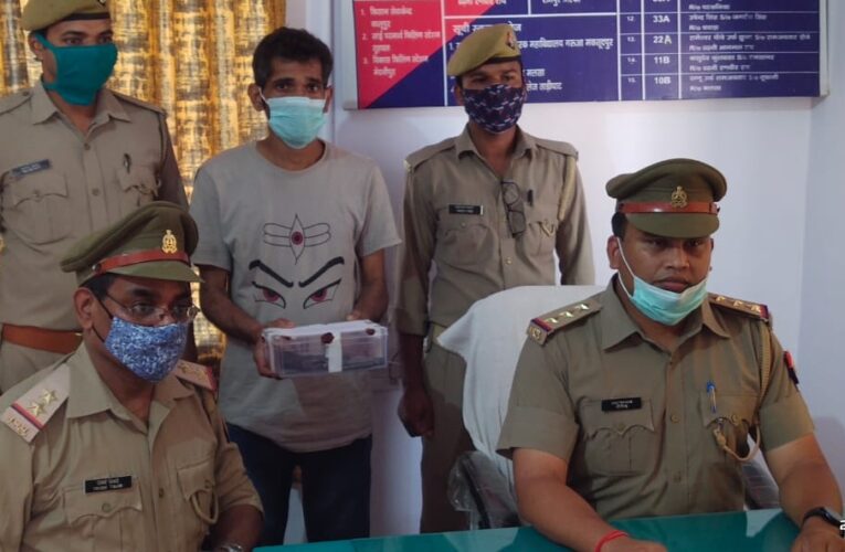 अवैध तमंचे संग वांछित शातिर इनामियां अपराधी गिरफ्तार