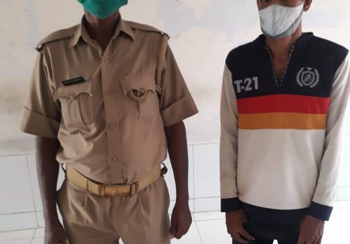 पाक्सो एक्ट का वांछित अभियुक्त गिरफ्तार