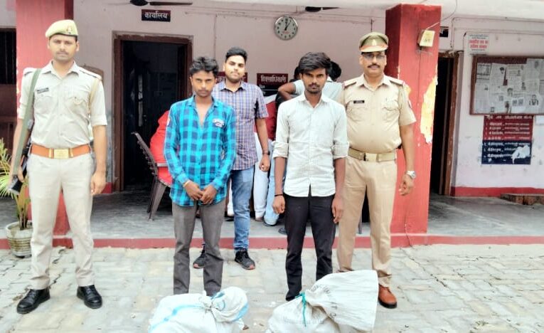 अवैध देशी शराब संग दो तस्कर गिरफ्तार