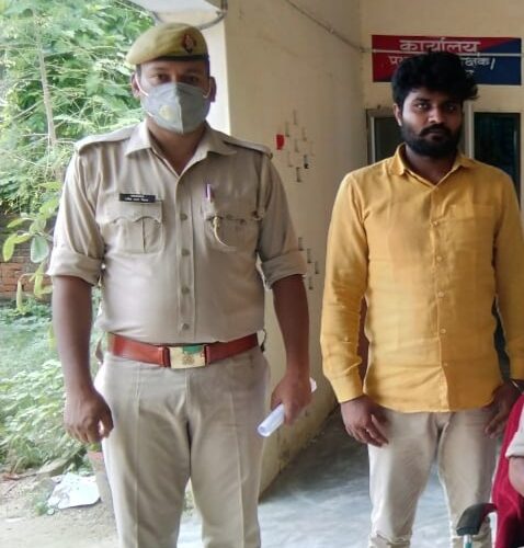 अवैध गांजे व असलहे संग शातिर अभियुक्त गिरफ्तार