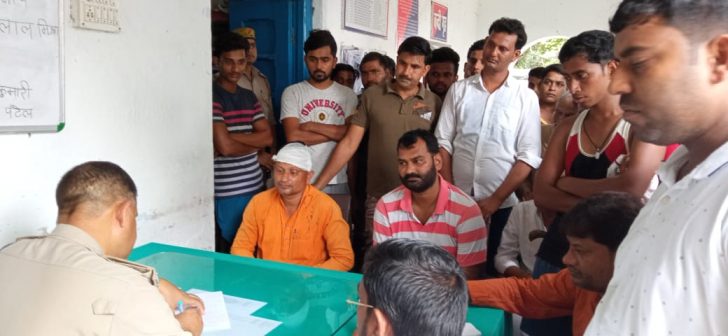 अफवाह- पुलिस कस्टडी में मौत पर भड़के ग्रामीणों ने थाने पर की पत्थरबाजी