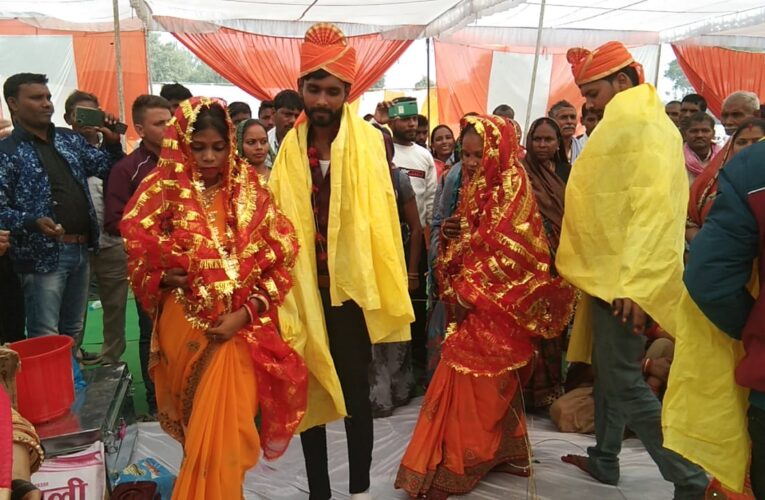 सामुहिक विवाह-  दाम्पत्य सूत्र में बंधे 559 जोड़े