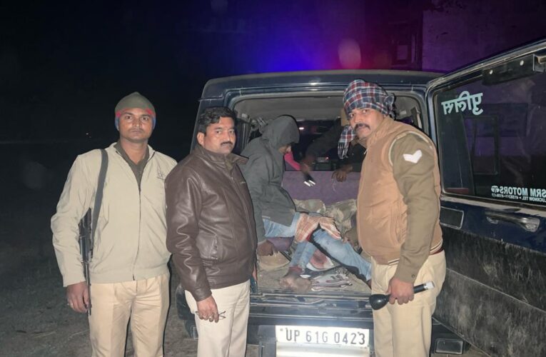 मुठभेड़ में घायल शातिर पशु तस्कर से अवैध असलहा बरामद