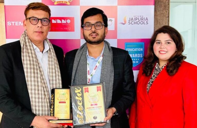 इनोवेटिव एवं इंस्पायरिंग स्कूल ऑफ इंडिया अवार्ड से सम्मानित हुआ डालिम्स सनबीम