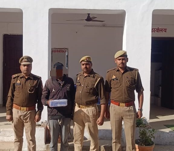 चोरी की भैंस के साथ चोर गिरफ्तार