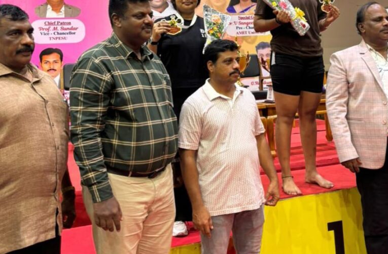 आल इंडिया यूनिवर्सिटी पावर लिफ्टिंग चैंपियनशिप में गाज़ीपुर की छात्रा ने किया नाम रोशन 