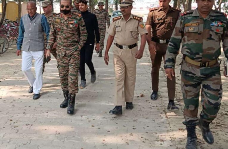 एनसीसी के त्रिदिवसीय ट्रेनिंग कैम्प का कमांडिंग ऑफिसर ने किया निरीक्षण 