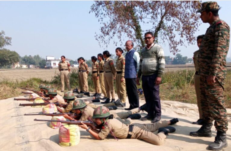 फायरिंग के साथ सम्पन्न हुआ त्रिदिवसीय एनसीसी कैम्प 