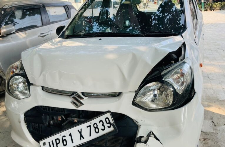 सड़क दुर्घटना में अधिवक्ता घायल 