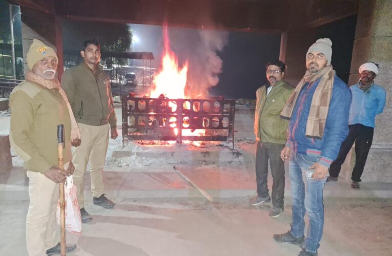 समाजसेवी कुँवर वीरेन्द्र सिंह ने किया अज्ञात शव का अंतिम संस्कार 