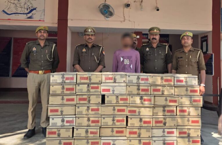 ट्रक से साढ़े पांच लाख की अवैध शराब संग अभियुक्त गिरफ्तार 