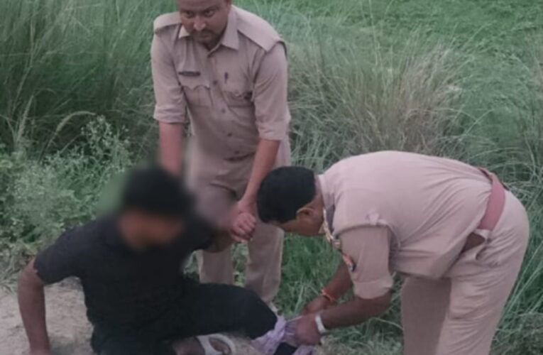 दो शातिर बदमाशों को पुलिस ने मुठभेड़ में घायलावस्था में दबोचा 