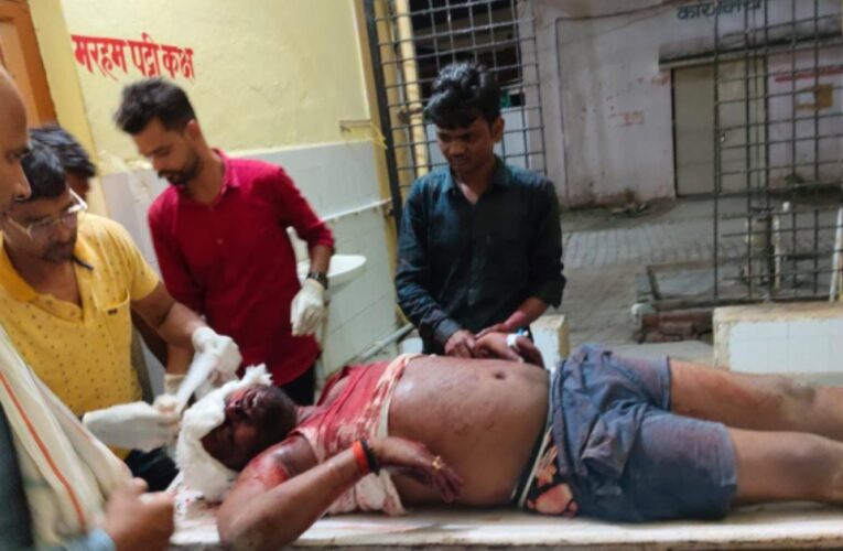 हमलावरों ने ग्राम प्रधान व उनके सहयोगियों पर किया हमला 