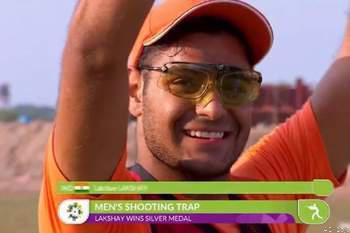 एशियन गेम्स! निशानेबाजी में लक्ष्य ने झटका रौप्य पदक