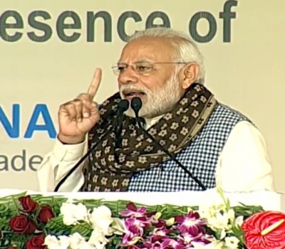 प्रधानमंत्री मोदी ने भरी हुंकार, कांग्रेस को बताया लालीपाप पकड़ाने वाली पार्टी      