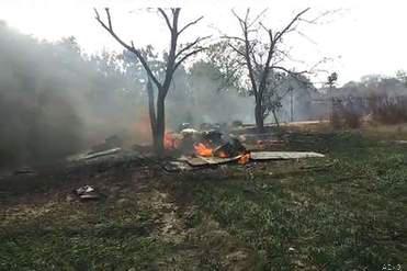 दुर्घटना ! जैगुआर फाइटर प्लेन क्रैश