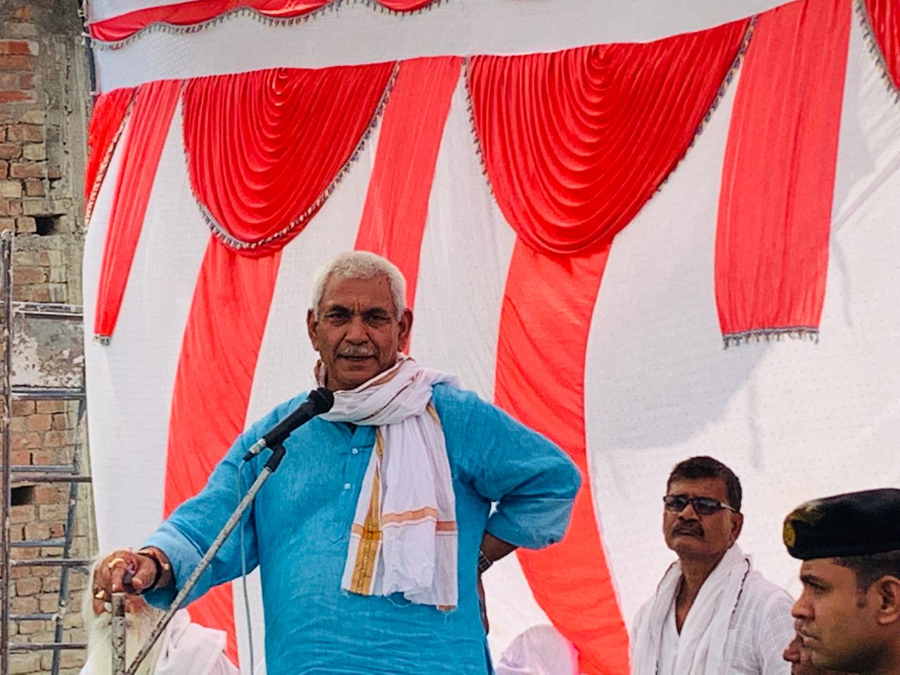 मनोज सिन्हा ने गाजीपुर के विकास को दी नयी उड़ान