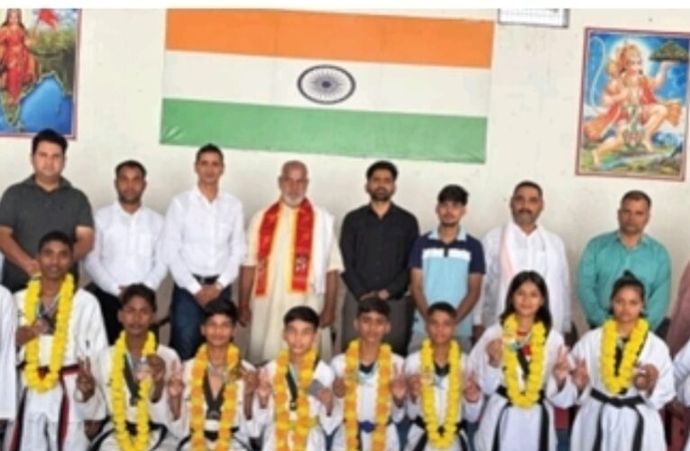 राज्य स्तरीय ताइक्वांडो प्रतियोगिता में ग्यारह पदक गाज़ीपुर के नाम 