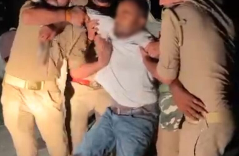 पाक्सो अभियुक्त मुठभेड़ में घायलावस्था में गिरफ्तार 