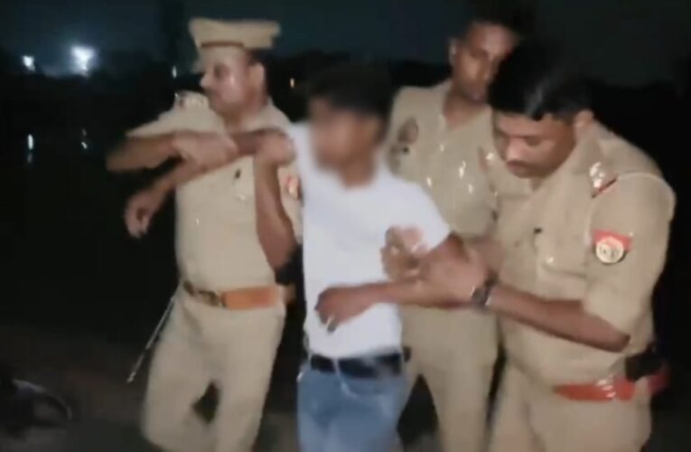 शातिर अपराधी मुठभेड़ में घायलावस्था में गिरफ्तार 
