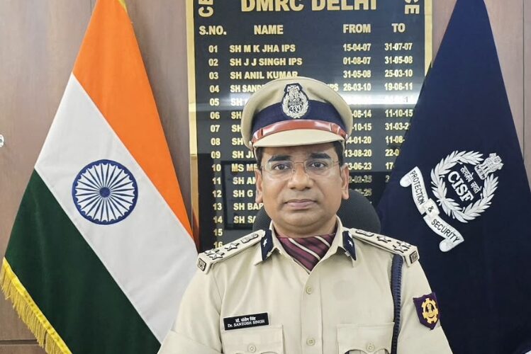 डीआईजी संतोष सिंह ने संभाला दिल्ली मेट्रो की सुरक्षा व्यवस्था
